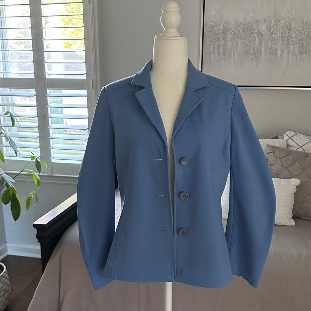 Talbots Italian Fabric Blue Jacket